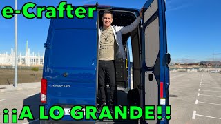 Volkswagen e Crafter MOVILIDAD ELÉCTRICA A LO GRANDE Review furgón eléctrico en español MOTORK [upl. by Neddra283]