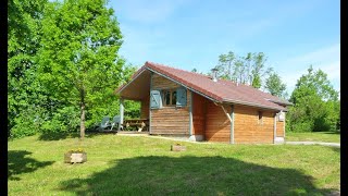 Les Lodges du hérisson Location de 8 chalets de vacances dans le Jura [upl. by Dehsar637]