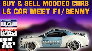 GTA 5 Online Ls Car Meet Buy amp Sell Live PS5 JOIN UP F1Bennys [upl. by Cohette]