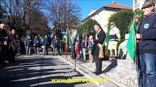 Cernusco Messa e corteo al monumento per il 4 novembre  DampF [upl. by Efthim284]