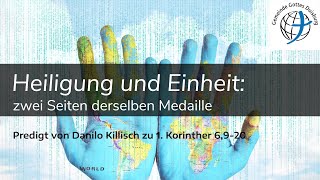 Heiligung und Einheit1Kor 6920 25072021 [upl. by Htesil]