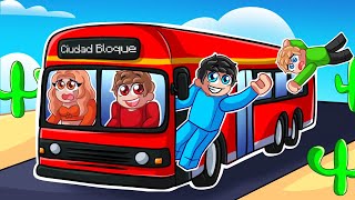 Hicimos un VIAJE EN AUTOBÚS en Roblox [upl. by Cnahc]