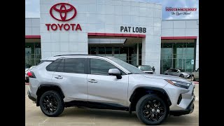 2022 TOYOTA RAV4 Hybrid SE in Silver Sky Metallic walkaround whats new video pictorial [upl. by Ahsieym]