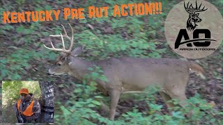 Kentucky Deer Hunting in October 2021  Pre Rut Action Bucks are on the Move [upl. by Suirauqed663]