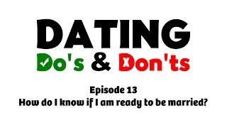 How do I know if I am ready to be married  Dating Dos amp Donts E13  Rabbi Manis Friedman [upl. by Ikeda319]