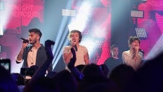 One Direction launches Midnight Memories with awesome launch party [upl. by Heintz449]