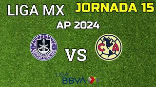 MAZATLAN VS AMERICA JORNADA 15 HORARIO FECHA Y CANAL [upl. by Eiduj]