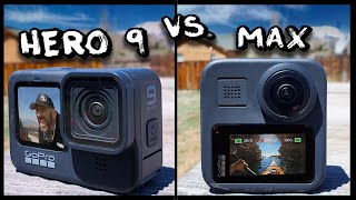 Gopro Hero 9 vs GoPro Max  Ultimate Comparison [upl. by Cosetta]