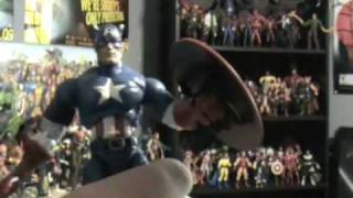 Marvel Legends Review Cap America Baron Zemo Red Skull [upl. by Seniag810]