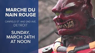 Marche du Nain Rouge Spring Bash among weekend events in metro Detroit [upl. by Aitan]