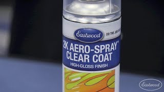 Paint Gun in a Can 2K Aero Spray Clear Coat from Eastwood [upl. by Econah]