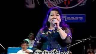 Myanmar music Silver moon from University by Cho Pyone [upl. by Ycul]