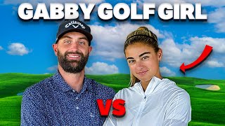 Gabby Golf Girl Challenged Me to a Match [upl. by Anieral]