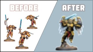 Painting Blood Angels Sanguinary Guard with Wings [upl. by Tonya]