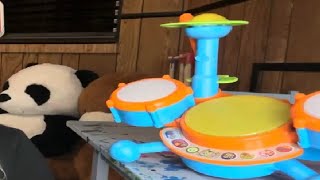 VTech KidiBeats Drum Set Frustration Free Packaging Review [upl. by Tiffie]