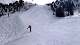 Harakiri Mayerhofen  SCHUSS Ski Abfahrt 78 Gefälle vMAX  110 kmh GPS auf unpräparierter Piste [upl. by Kass167]