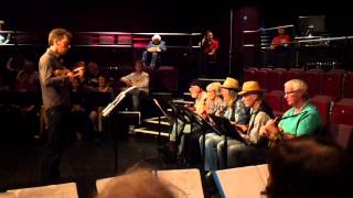 Gateshead Sage Themed ukulele Bluegrass  Dont let your deal go down 372013 [upl. by Doralin]