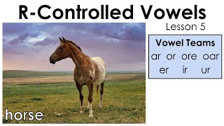 RControlled Vowels  ar or oar ore  Lesson 5 [upl. by Maribel]