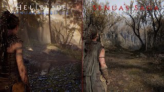 Hellblade vs Hellblade 2  Graphics Gameplay and Details Comparison [upl. by Ive]