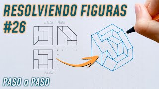 📐 3 EJERCICIOS de PERSPECTIVA Isométrica RESUELTOS ✒️  MelganniaTV [upl. by Sremmus]