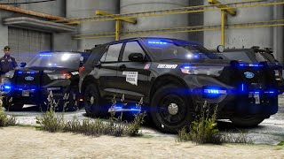 Oklahoma Highway Patrol  New Ford Explorer  Speed Enforcement  2K Live  lspdfr [upl. by Aynosal]