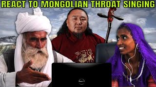 Tribal People React to Mongolian Throat Singing by BatzorigVaanchig [upl. by Pentha]