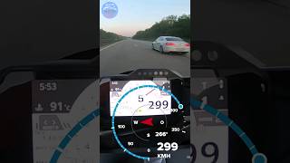 Honda CBR1000RRR SP 2021  TOPSPEED on AUTOBAHN  GPS 300 kmh shorts [upl. by Canty235]