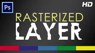 How to Rasterize a Layer in Photoshop  Video Tutorial [upl. by Cavuoto]