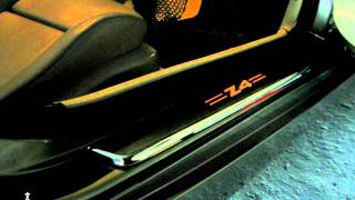 WindRestrictor®BMW Z4 Custom Lighted Door Sills [upl. by Yeltnarb]