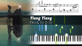 FKJ  Ylang Ylang  Piano Tutorial with Sheet Music [upl. by Lamond]