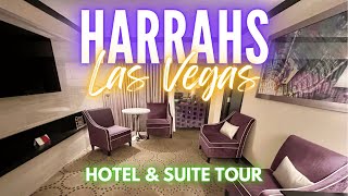 Harrahs Las Vegas  quotMountain Junior Executive Suitequot Room and Hotel Tour [upl. by Oiruam232]