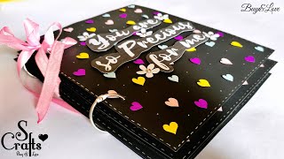 Scrapbook  Precious 💜  Special anniversary scrapbook ideas  birthday scrapbook ideas  S Crafts [upl. by Yrffoeg676]