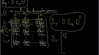 Lei de Propagação de Variâncias e Covariâncias  Caso Geral [upl. by Dene308]
