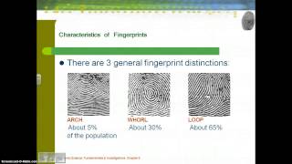 Forensic Fingerprint Analysis [upl. by Lanrev680]