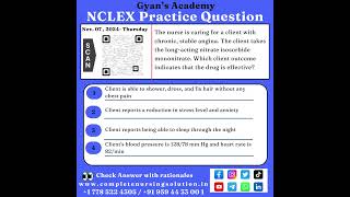 07 Nov NCLEX Practice Questions nursingexam passnclex nclexpracticequestions nursingtest [upl. by Addie57]