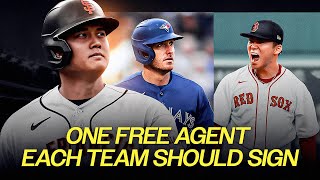 One MLB Free Agent Each Team SHOULD Sign [upl. by Anelrats]