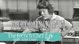 Boeuf Bourguignon  The French Chef Season 1  Julia Child [upl. by Flan596]