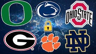 4 College Football teams GUARANTEED to make the Playoff in 2024 [upl. by Aurie]