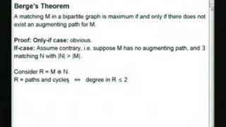 Lecture  23 Bipartite Maximum Matching [upl. by Enywtna67]