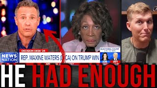 Chris Cuomo SHUTS DOWN Race Hustler Maxine Waters Over Kamala Loss [upl. by Abbie858]