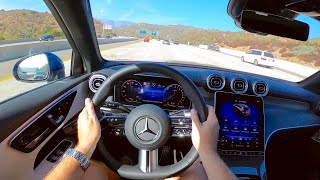 2025 MercedesBenz GLC 350e 4MATIC PHEV  POV Test Drive Binaural Audio [upl. by Nalyak]