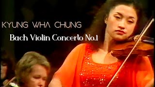 Kyung Wha Chung plays Bach violin concerto No1 1982 [upl. by Livvy]