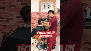 Técnica para un degradado degradado tecnica barberia fade [upl. by Bartlett]