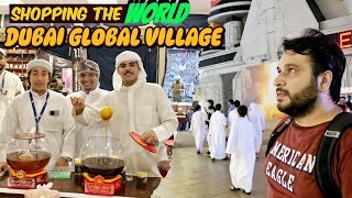 SHOPPING FROM ALL COUNTRIES  GLOBAL VILLAGE DUBAI  AMIR ALI KHAN dubai food life shopping fun [upl. by Nahtannoj177]