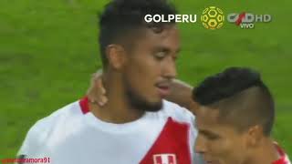 Perú 2 1 Ecuador Gol de Renato Tapia Distintas narraciones [upl. by Yhtommit]