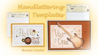 LeCreaDesign Handlettering Templates [upl. by Hannover]