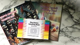 New Colouring Books I Designed including a special giveaway one [upl. by Nerhe401]