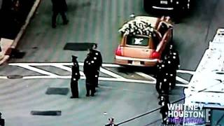 Whitney Houston Casket Carried to Hearse [upl. by Aniuqal652]