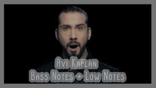 Avi Kaplan  Bass  Low Notes [upl. by Irish336]