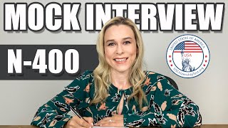 2024 US Citizenship Mock Interview  N400 Interview Simulation [upl. by Rowe]